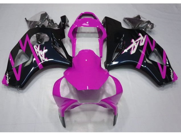 2002-2003 Gloss Black and Pink Honda CBR954 Fairings Canada