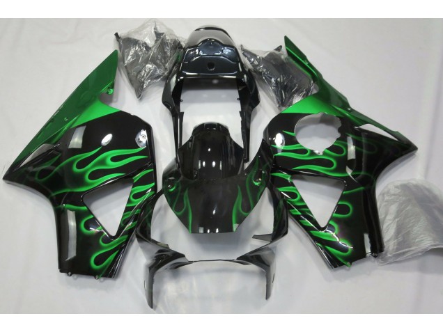 2002-2003 Green Flame Honda CBR954 Fairings Canada