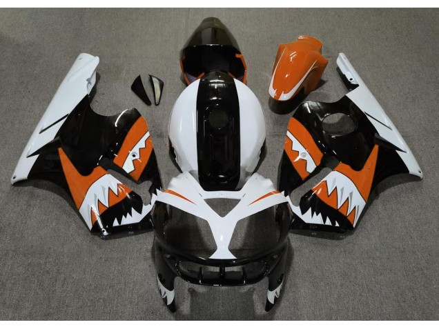2002-2005 Orange Shark Kawasaki ZX12R Fairings Canada 2002-2005 Orange Shark Kawasaki ZX12R Fairings Canada