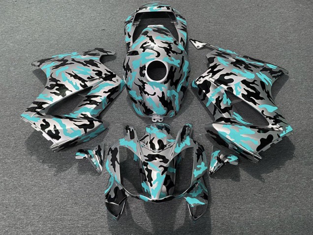 2002-2012 Teal Camo Honda VFR800 Fairings Canada