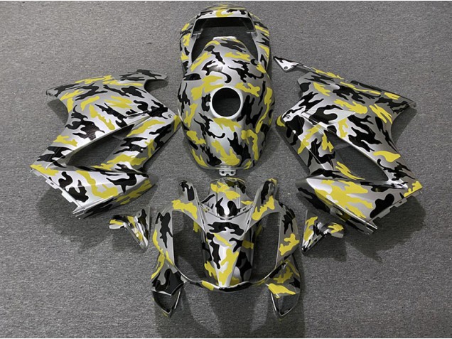 2002-2012 Yellow Camo Honda VFR800 Fairings Canada