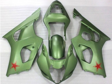 2003-2004 Army Green Suzuki GSXR 1000 Fairings Canada