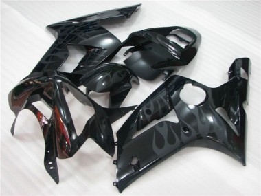 2003-2004 Black Flame Kawasaki ZX6R Fairings Canada