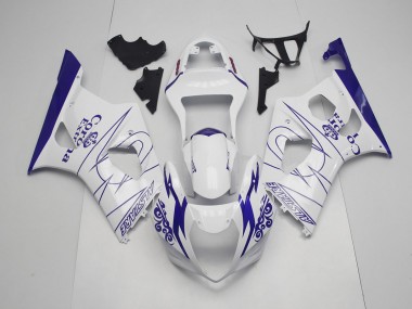 2003-2004 Blue and White Corona Suzuki GSXR 1000 Fairings Canada