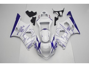2003-2004 Blue and White Corona Suzuki GSXR 1000 Fairings Canada