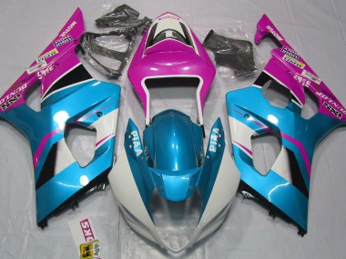 2003-2004 Gloss Blue and Pink Suzuki GSXR 1000 Fairings Canada