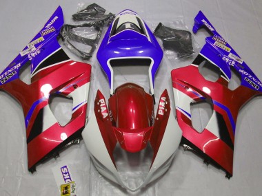 2003-2004 Gloss Candy Red and Blue Suzuki GSXR 1000 Fairings Canada