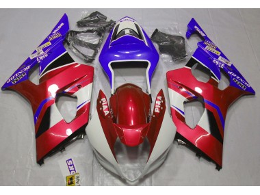 2003-2004 Gloss Candy Red and Blue Suzuki GSXR 1000 Fairings Canada