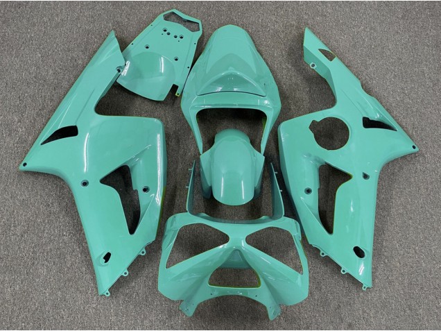 2003-2004 Gloss Cyan Plain Kawasaki ZX6R Fairings Canada 2003-2004 Gloss Cyan Plain Kawasaki ZX6R Fairings Canada