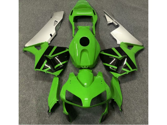 2003-2004 Gloss Green & Matte Silver Honda CBR600RR Fairings Canada