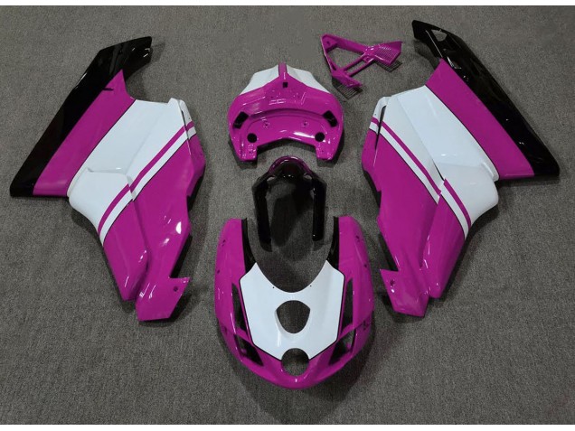 2003-2004 Gloss Pink & White Ducati 749 999 Fairings Canada 2003-2004 Gloss Pink & White Ducati 749 999 Fairings Canada
