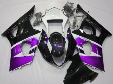 2003-2004 Gloss Purple and White Suzuki GSXR 1000 Fairings Canada