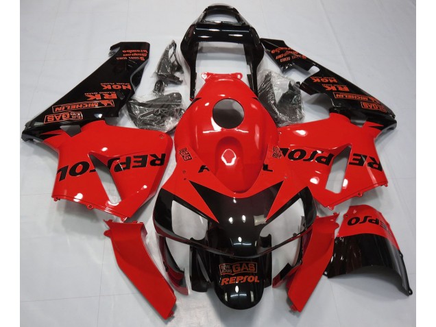 2003-2004 Gloss Red Repsol Honda CBR600RR Fairings Canada