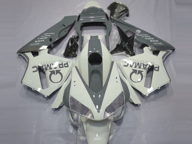 2003-2004 Gloss White and Grey PRAMAC Honda CBR600RR Fairings Canada 2003-2004 Gloss White and Grey PRAMAC Honda CBR600RR Fairings Canada