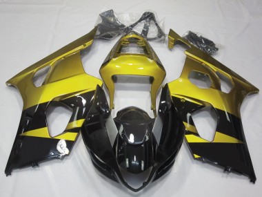 2003-2004 Gloss Yellow & Black Suzuki GSXR 1000 Fairings Canada