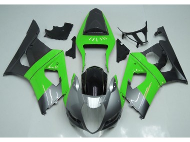 2003-2004 Green Silver and Black Suzuki GSXR 1000 Fairings Canada