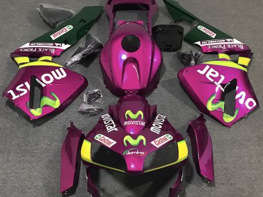 2003-2004 Hot Pink Movistar Honda CBR600RR Fairings Canada