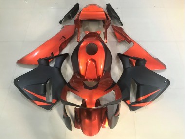 2003-2004 Orange and Matte Black Honda CBR600RR Fairings Canada