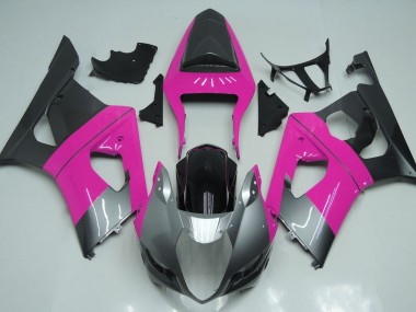 2003-2004 Pink Silver and Black Suzuki GSXR 1000 Fairings Canada