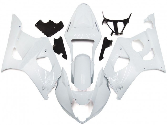 2003-2004 Plain Gloss White Style Suzuki GSXR 1000 Fairings Canada 2003-2004 Plain Gloss White Style Suzuki GSXR 1000 Fairings Canada