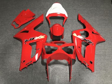 2003-2004 Red 636 Kawasaki ZX6R Fairings Canada