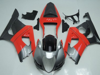 2003-2004 Red Silver and Black Suzuki GSXR 1000 Fairings Canada
