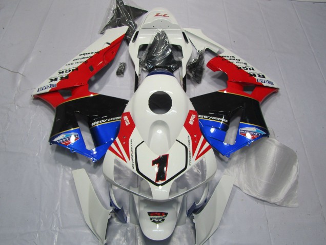 2003-2004 Red White Black and Blue Honda CBR600RR Fairings Canada 2003-2004 Red White Black and Blue Honda CBR600RR Fairings Canada
