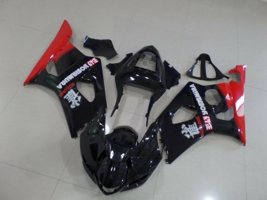 2003-2004 Red and Black Suzuki GSXR 1000 Fairings Canada