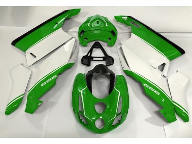 2003-2004 White Green and Black Ducati 749 999 Fairings Canada