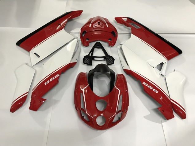 2003-2004 White Red and Black Ducati 749 999 Fairings Canada