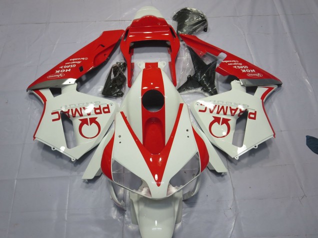 2003-2004 White and Red Pramac Honda CBR600RR Fairings Canada 2003-2004 White and Red Pramac Honda CBR600RR Fairings Canada