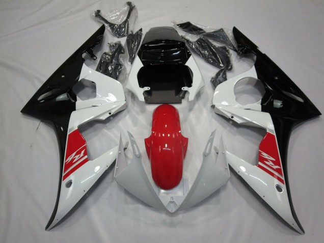 2003-2005 Black White and Red Yamaha R6 Fairings Canada