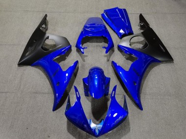2003-2005 Gloss Blue & Black Yamaha R6 Fairings Canada