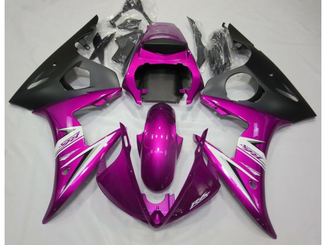2003-2005 Gloss Pink & White Yamaha R6 Fairings Canada 2003-2005 Gloss Pink & White Yamaha R6 Fairings Canada