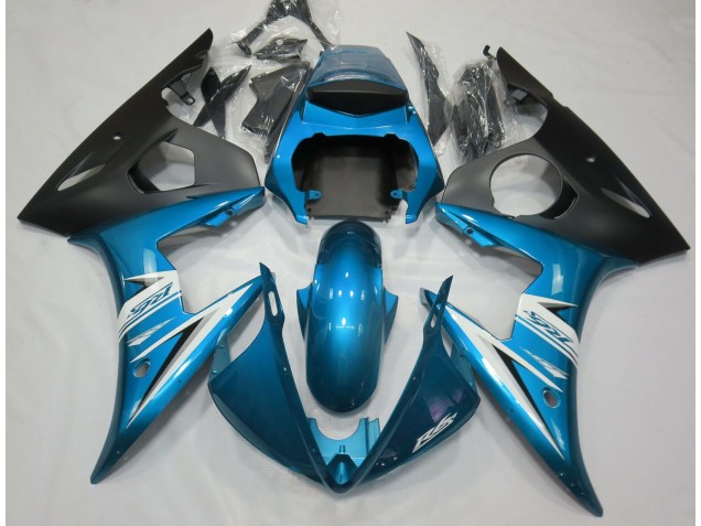 2003-2005 Light Blue & White Yamaha R6 Fairings Canada