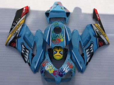 2004-2005 Blue Shark Honda CBR1000RR Fairings Canada