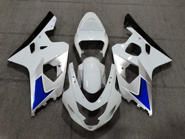 2004-2005 Blue White and Silver Style Suzuki GSXR 600-750 Fairings Canada 2004-2005 Blue White and Silver Style Suzuki GSXR 600-750 Fairings Canada