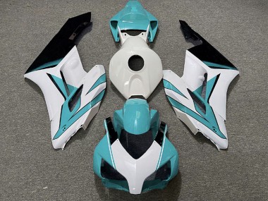 2004-2005 Cyan White and Black Gloss Honda CBR1000RR Fairings Canada