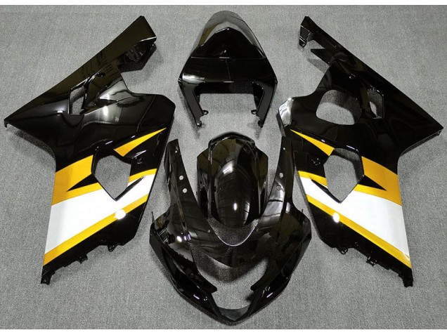 2004-2005 Gloss Black & Yellow Suzuki GSXR 600-750 Fairings Canada 2004-2005 Gloss Black & Yellow Suzuki GSXR 600-750 Fairings Canada