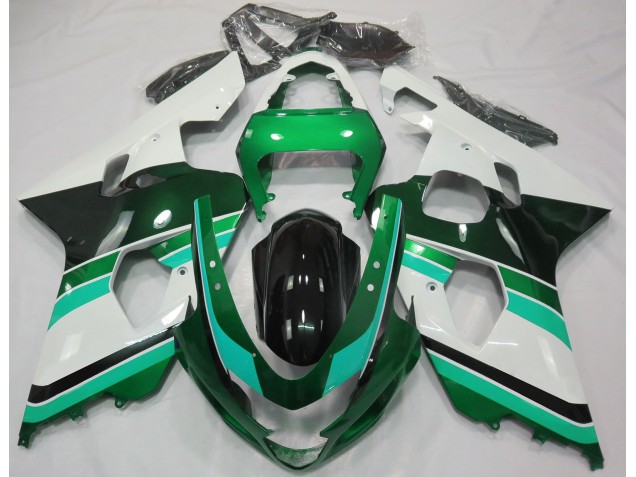 2004-2005 Gloss Green & Green Suzuki GSXR 600-750 Fairings Canada 2004-2005 Gloss Green & Green Suzuki GSXR 600-750 Fairings Canada