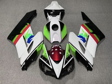 2004-2005 Green and Red Flag Honda CBR1000RR Fairings Canada