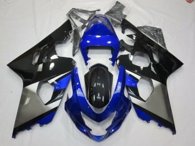2004-2005 Grey Blue and Black Suzuki GSXR 600-750 Fairings Canada