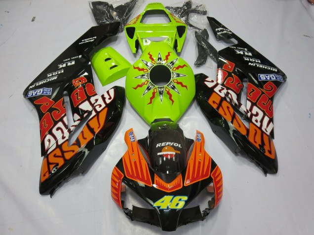 2004-2005 Lime Rossi Honda CBR1000RR Fairings Canada