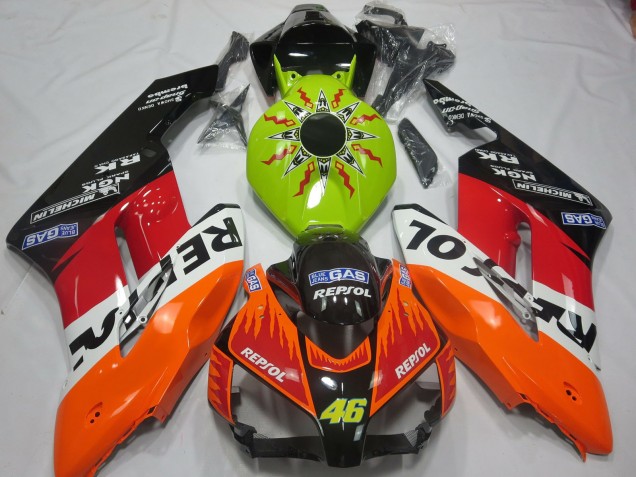 2004-2005 Lime Rossi Repsol Honda CBR1000RR Fairings Canada 2004-2005 Lime Rossi Repsol Honda CBR1000RR Fairings Canada