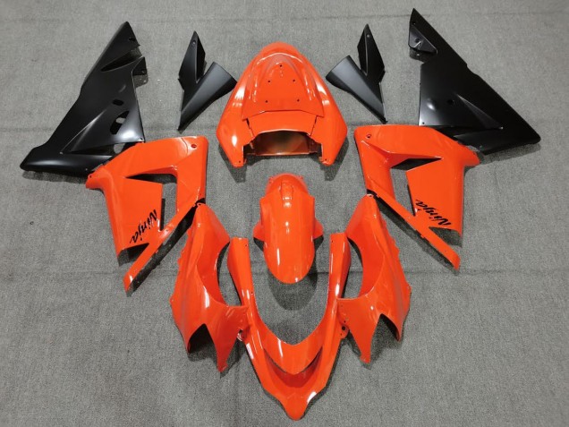 2004-2005 Orange Black Kawasaki ZX10R Fairings Canada