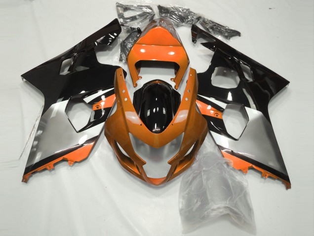 2004-2005 Orange Silver and Black Suzuki GSXR 600-750 Fairings Canada 2004-2005 Orange Silver and Black Suzuki GSXR 600-750 Fairings Canada