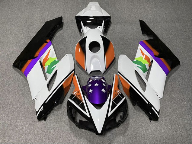 2004-2005 Orange and Purple Flag Honda CBR1000RR Fairings Canada