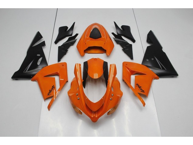 2004-2005 Plain Orange Ninja Kawasaki ZX10R Fairings Canada 2004-2005 Plain Orange Ninja Kawasaki ZX10R Fairings Canada