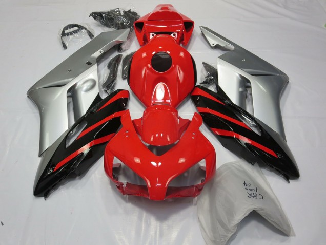 2004-2005 Silver Red and Black Honda CBR1000RR Fairings Canada