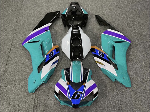 2004-2005 Teal 6 Honda CBR1000RR Fairings Canada 2004-2005 Teal 6 Honda CBR1000RR Fairings Canada